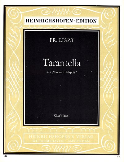 F. Liszt: Tarantella (Venezia E Napoli)
