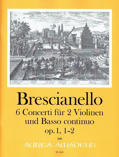G.A. Brescianello: 6 Concerti op. 1/1-2, 2VlBc (Pa+St)