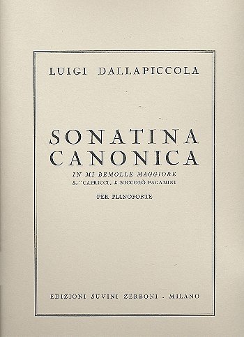 L. Dallapiccola: Sonatina Canonica (1942-1943), Klav