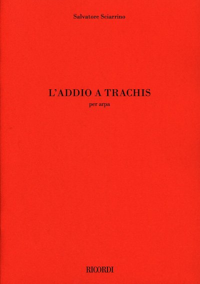 S. Sciarrino: Addio A Trachis, Hrf (Part.)