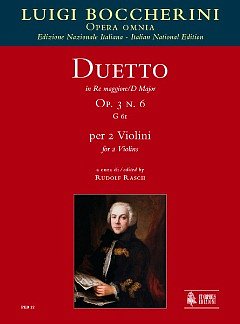 L. Boccherini: Duetto in D Major op. 3/6 G61, 2Vl (Pa+St)