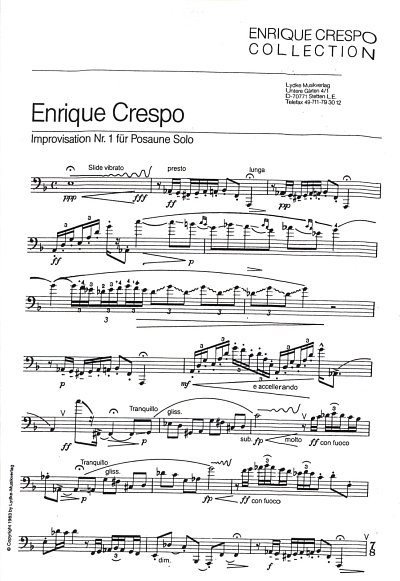 E. Crespo: Improvisation, Pos