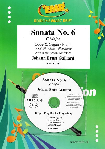 DL: J.E. Galliard: Sonata No. 6, ObKlv/Org
