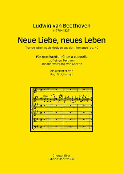 L. v. Beethoven: Neue Liebe, neues Leben, Gch (Chpa)