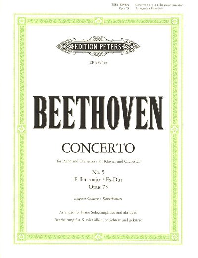 L. v. Beethoven: Konzert 5 Es-Dur Op 73 - Klav Orch