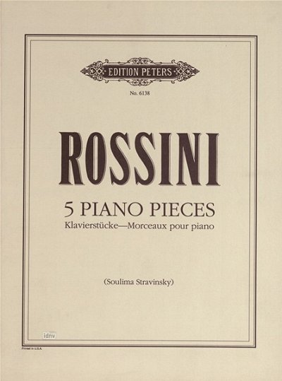G. Rossini: 5 Klavierstücke