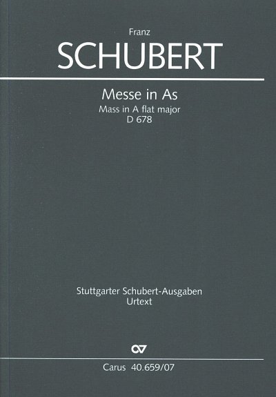 F. Schubert: Messe in As As-Dur D 678, GesGchOrchOr (Stp)