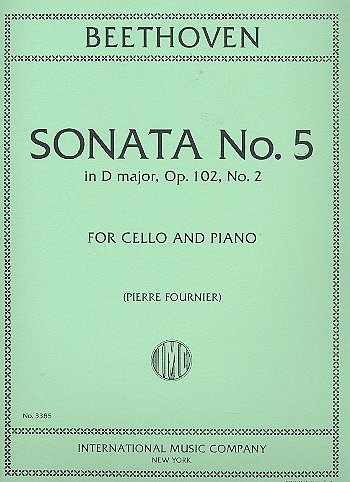 L. v. Beethoven: Sonata N. 5 Op. 102 N. 2 (Bu)