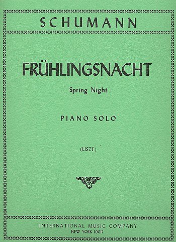 R. Schumann: Fruhlingsnacht O39/12 , Klav