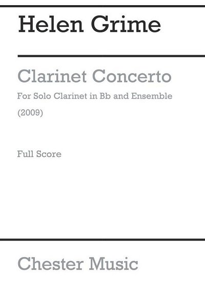 H. Grime: Clarinet Concerto, Sinfo (Part.)