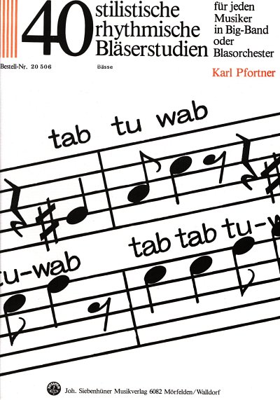 K. Pfortner: Tab Tu Wab - 40 Stilistische Rhythmische