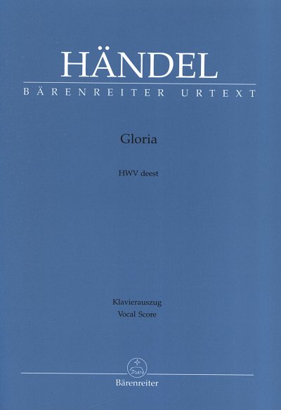 G.F. Händel: Gloria, GesS2VlBc (KA)
