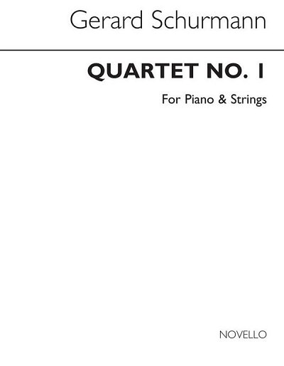 G. Schurmann: Quartet For Piano And Strings (Pa+St)