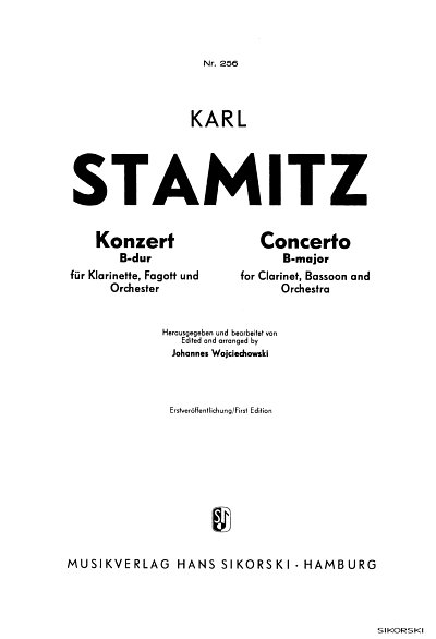 C. Stamitz: Konzert für Klarinette, Fagott und Orchester B-Dur