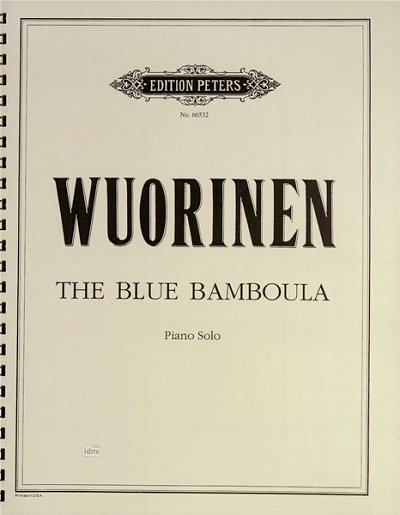 C. Wuorinen y otros.: Blue Bamboula (1980)
