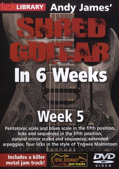 Andy James' Shred Guitar In 6 Weeks - Week 5, Git (DVD)