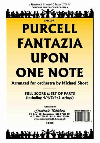 H. Purcell: Fantazia Upon One Note, Sinfo (Pa+St)