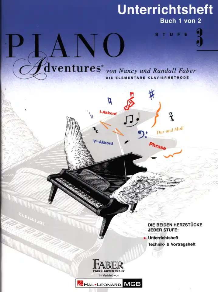 R. Faber: Piano Adventures 3 - Unterrichtsheft, Klav (0)