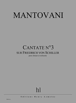 B. Mantovani: Cantate n°3 (sur Friedrich , GsGchOrch (Part.)