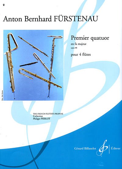 A.B. Fürstenau: Premier Quatuor en fa majeur op, 4Fl (Pa+St)