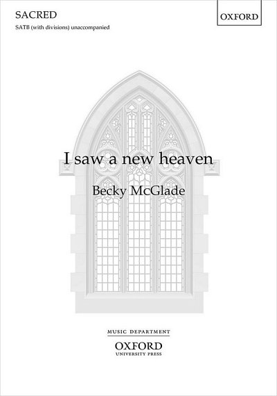B. McGlade: I saw a new heaven