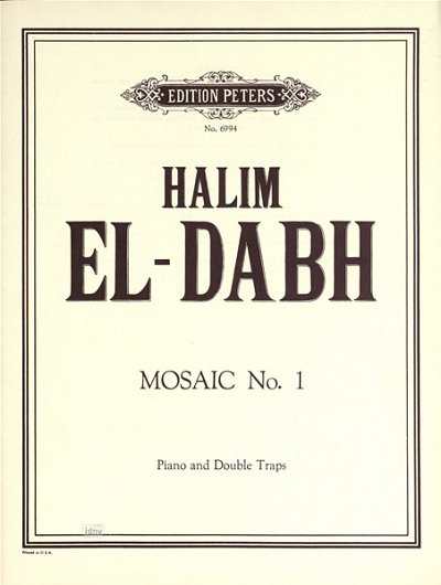 El Dabh Halim: Mosaic No 1