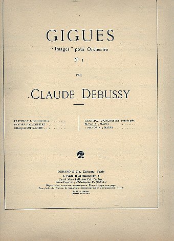 C. Debussy: Images..Gigues 4 Mains , Klav4m (Sppa)