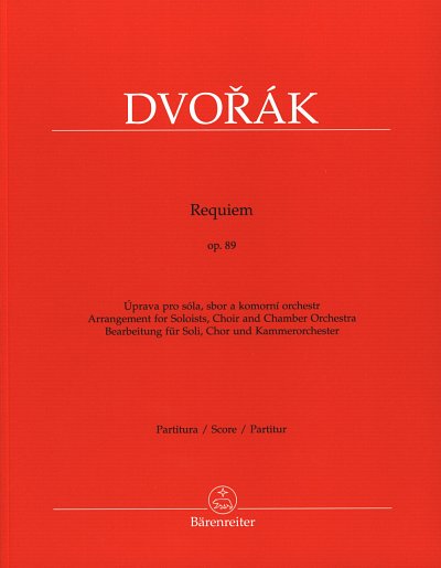 A. Dvo_ák: Requiem op. 89, GesGchKamo (Part.)