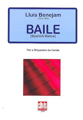 L. Benejam: Baile, StrOrch (Part.)