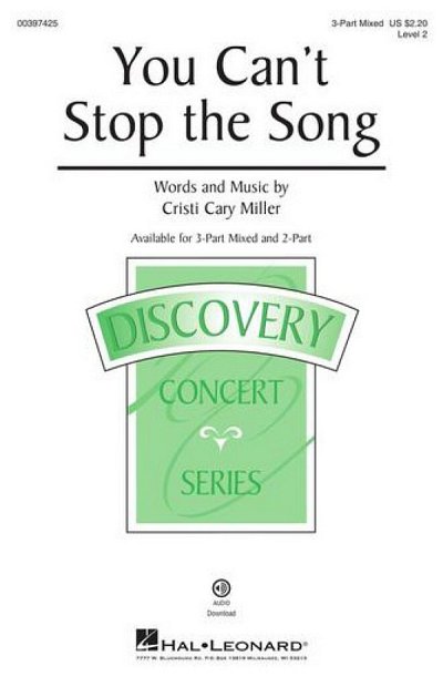 C.C. Miller: You Can't Stop the Song, Gch3Klav (Chpa)