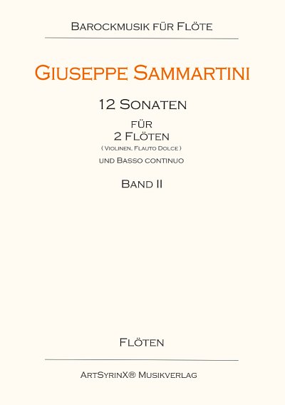 G. Sammartini: 12 Sonaten 2, 2FlKlav (2Sppa)