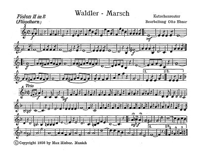 K. Erhard: Holledauer Marsch; Waldler-Marsch, Blask