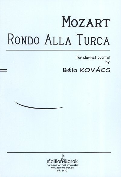 W.A. Mozart: Rondo alla turca KV331, 4 Klarinetten
