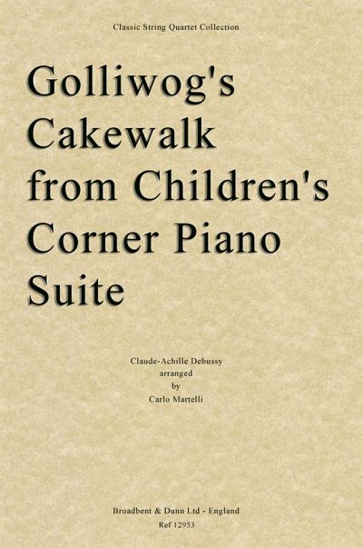 C. Debussy: Golliwog's Cakewalk, 2VlVaVc (Part.)