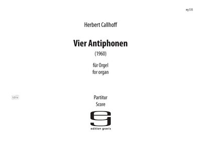 H. Callhoff: 4 Antiphonen