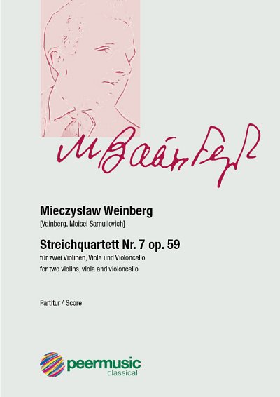 M. Weinberg: Streichquartett Nr. 7 op. 59, 2VlVaVc (Part.)