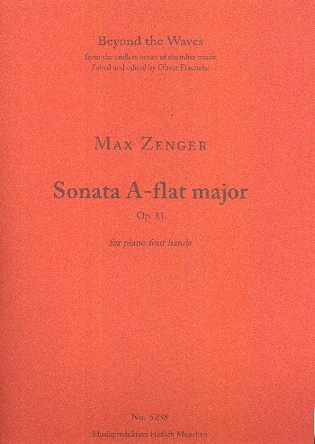 M. Zenger: Sonate As-Dur op. 33, Klav4m (Sppa)