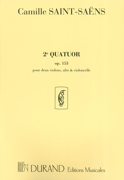 C. Saint-Saens: Streichquartett Nr.2 op. 153, 4Str (OStsatz)