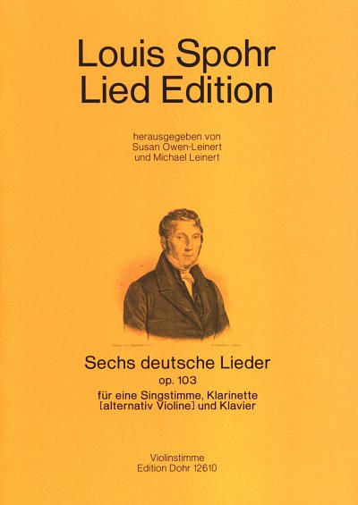 L. Spohr: Sechs deutsche Lieder op. 103, Viol