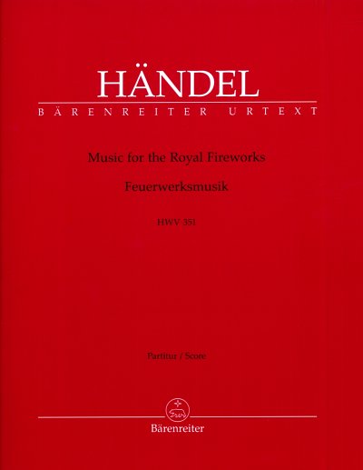 G.F. Händel: Feuerwerksmusik HWV 351, Barorch (Part.)