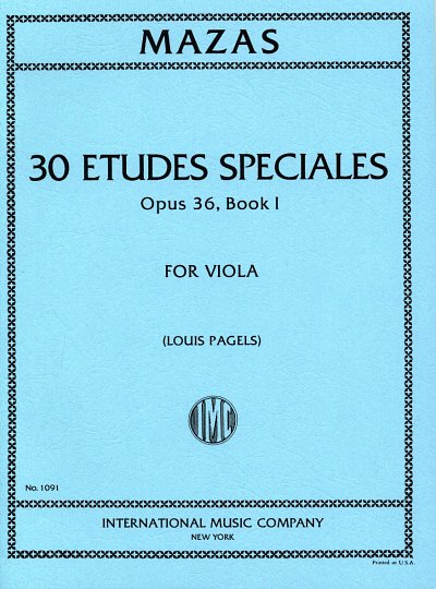 Studi Op 36 Vol 1 (Studi Speciali) (Pagels), Va