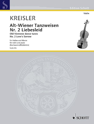 DL: F. Kreisler: Alt-Wiener Tanzweisen, VlKlav