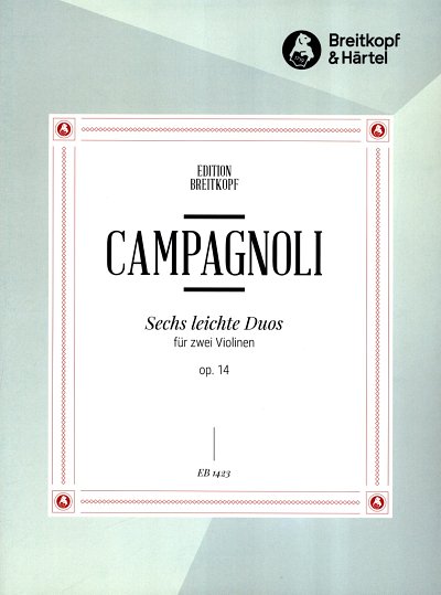 B. Campagnoli: Sechs leichte Duos op. 14