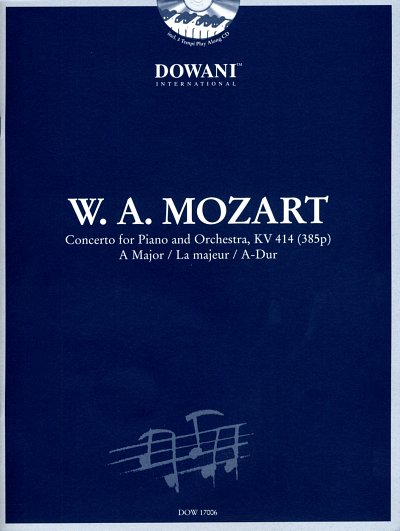 W.A. Mozart: Concerto For Piano And Orchestra KV, Klav (+CD)