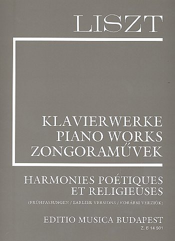 F. Liszt: Harmonies poétiques et religieuses - Frühfas, Klav