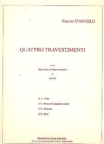 N. D'Angelo: Alba Flute-Guitare N 1, FlGit (Part.)