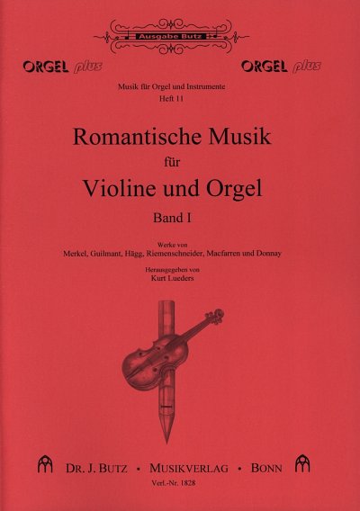 K. Lueders: Romantische Musik für Violine un, VlOrg (OrpaSt)