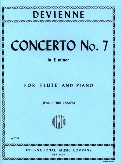 F. Devienne: Concerto Nr. 7 e-Moll, FlKlav (KlavpaSt)
