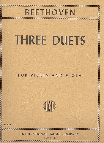 L. v. Beethoven: 3 Duetti (Hermann/Pagels) (Bu)
