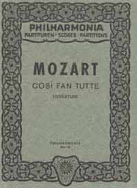 W.A. Mozart: Ouvertüre zu "Così fan tutte" KV 588